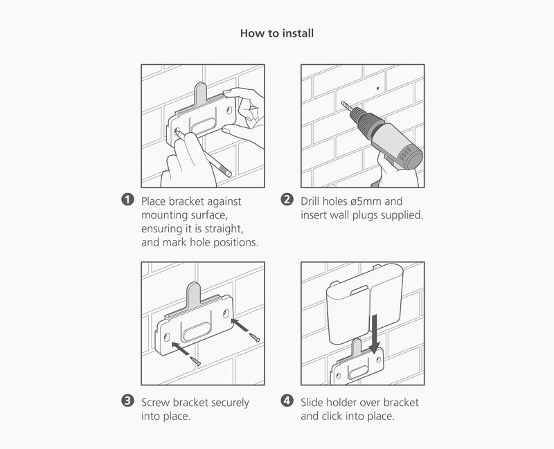 Joseph Joseph CleanTech Wall-Mounted Adjustable Long Handle Broom Sweeper with Dust-Shield Storage - Image 5